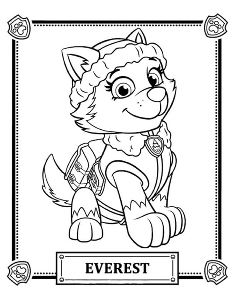 169+ Paw Patrol Coloring Pages FREE Printable 138