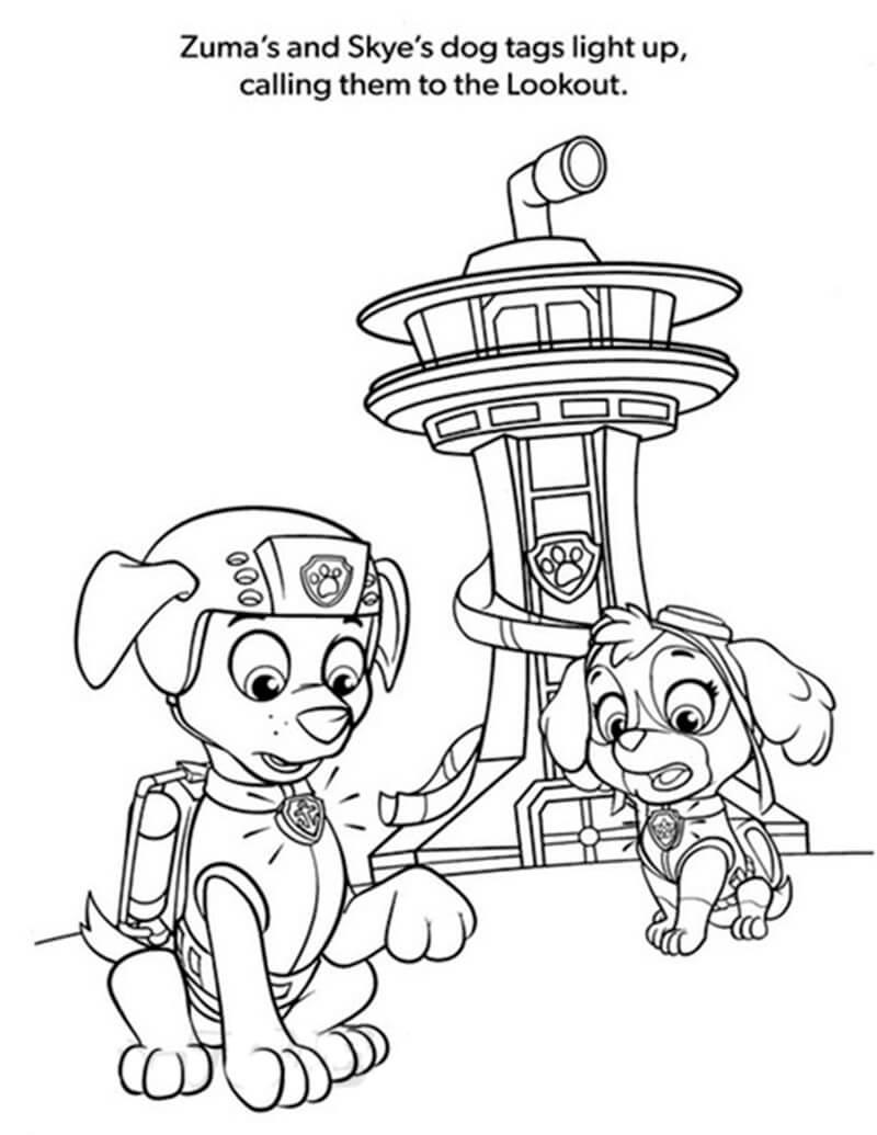 169+ Paw Patrol Coloring Pages FREE Printable 139