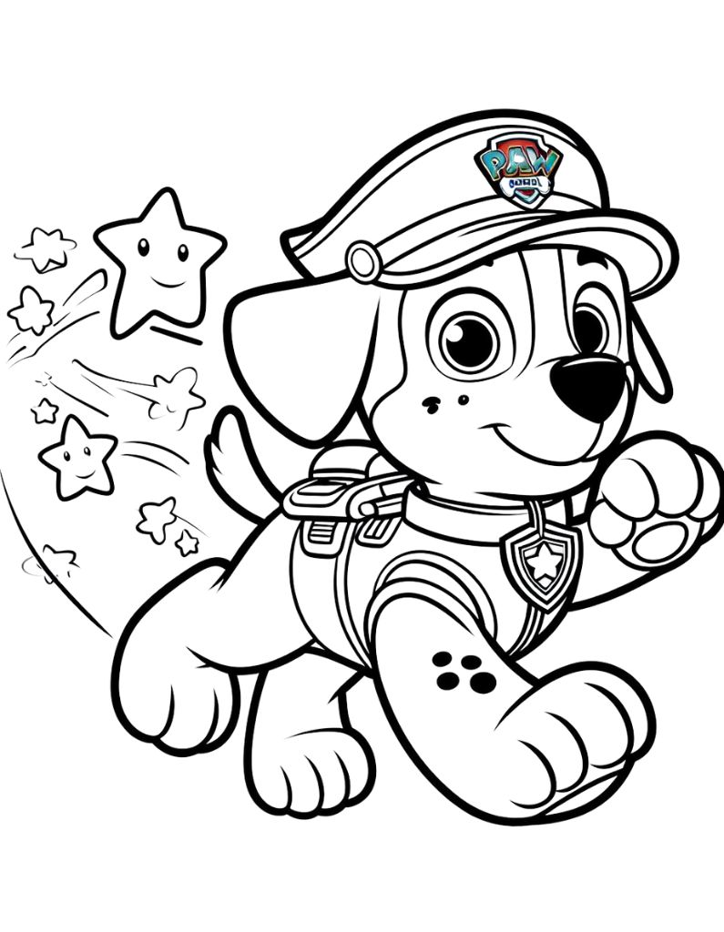 169+ Paw Patrol Coloring Pages FREE Printable 145