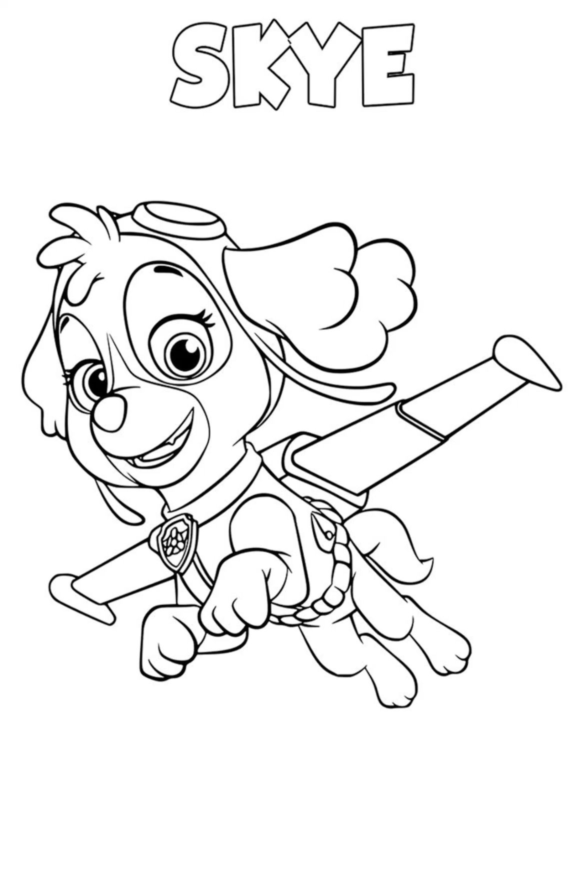 169+ Paw Patrol Coloring Pages FREE Printable 149