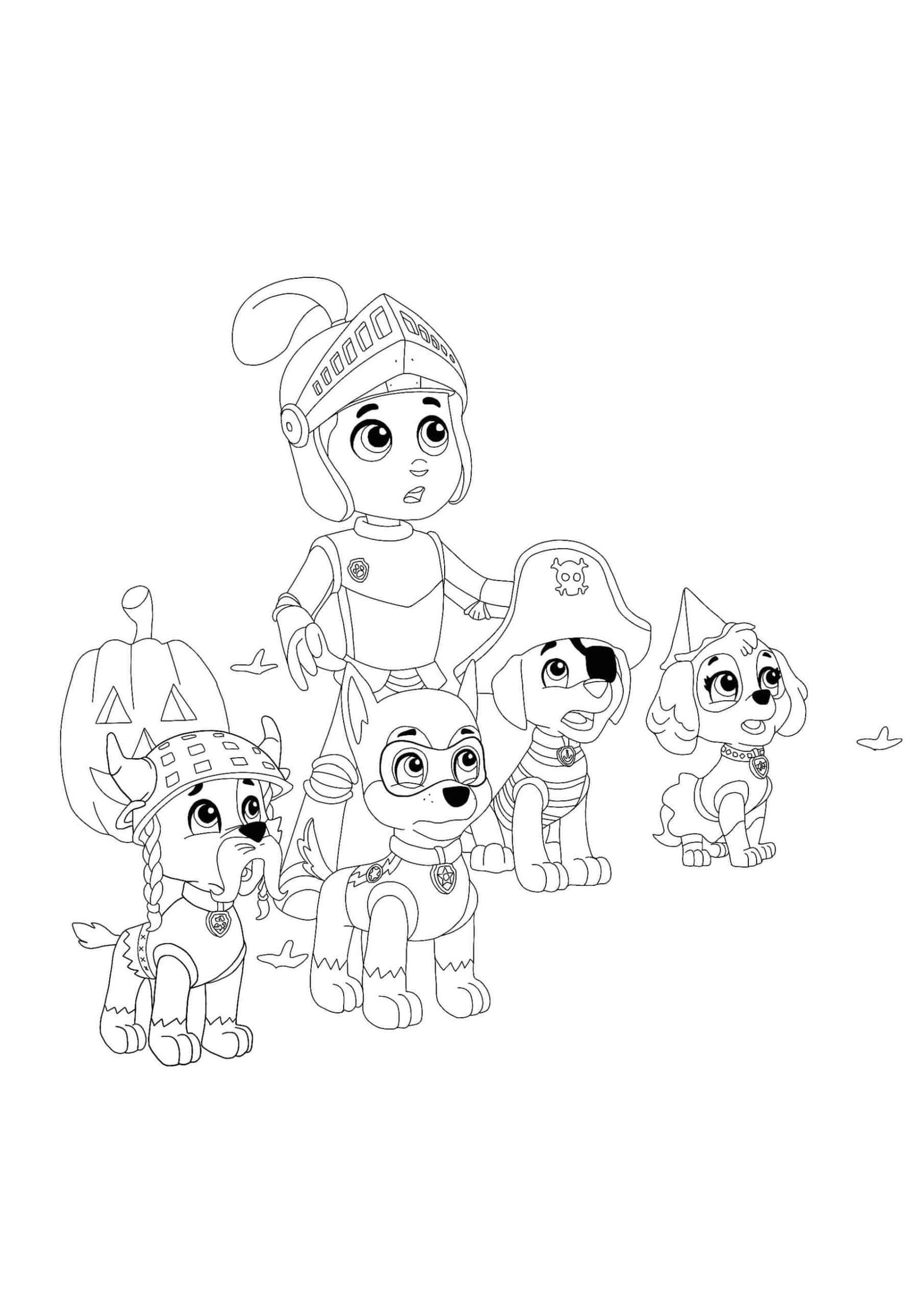 169+ Paw Patrol Coloring Pages FREE Printable 15