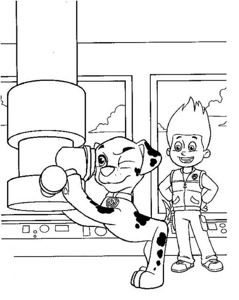 169+ Paw Patrol Coloring Pages FREE Printable 161