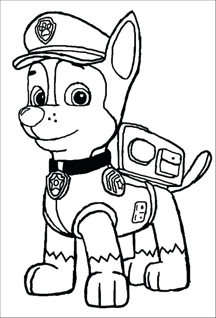 169+ Paw Patrol Coloring Pages FREE Printable 162