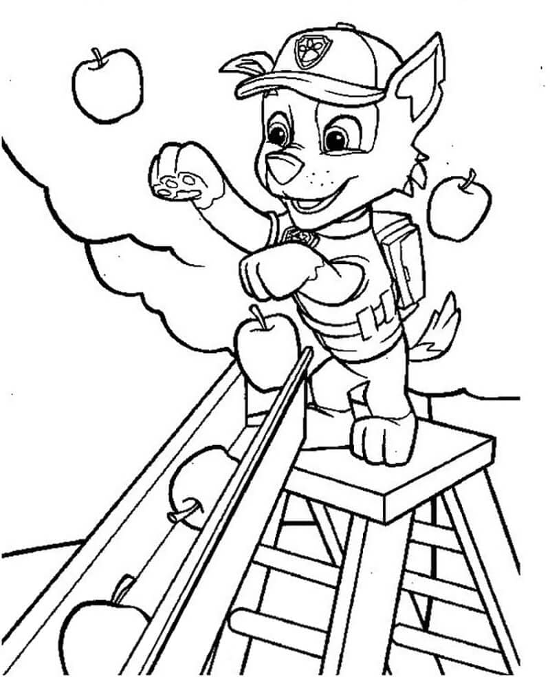 169+ Paw Patrol Coloring Pages FREE Printable 166