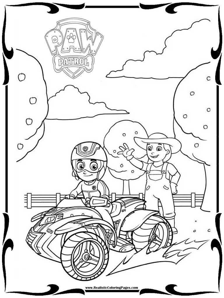 169+ Paw Patrol Coloring Pages FREE Printable 167