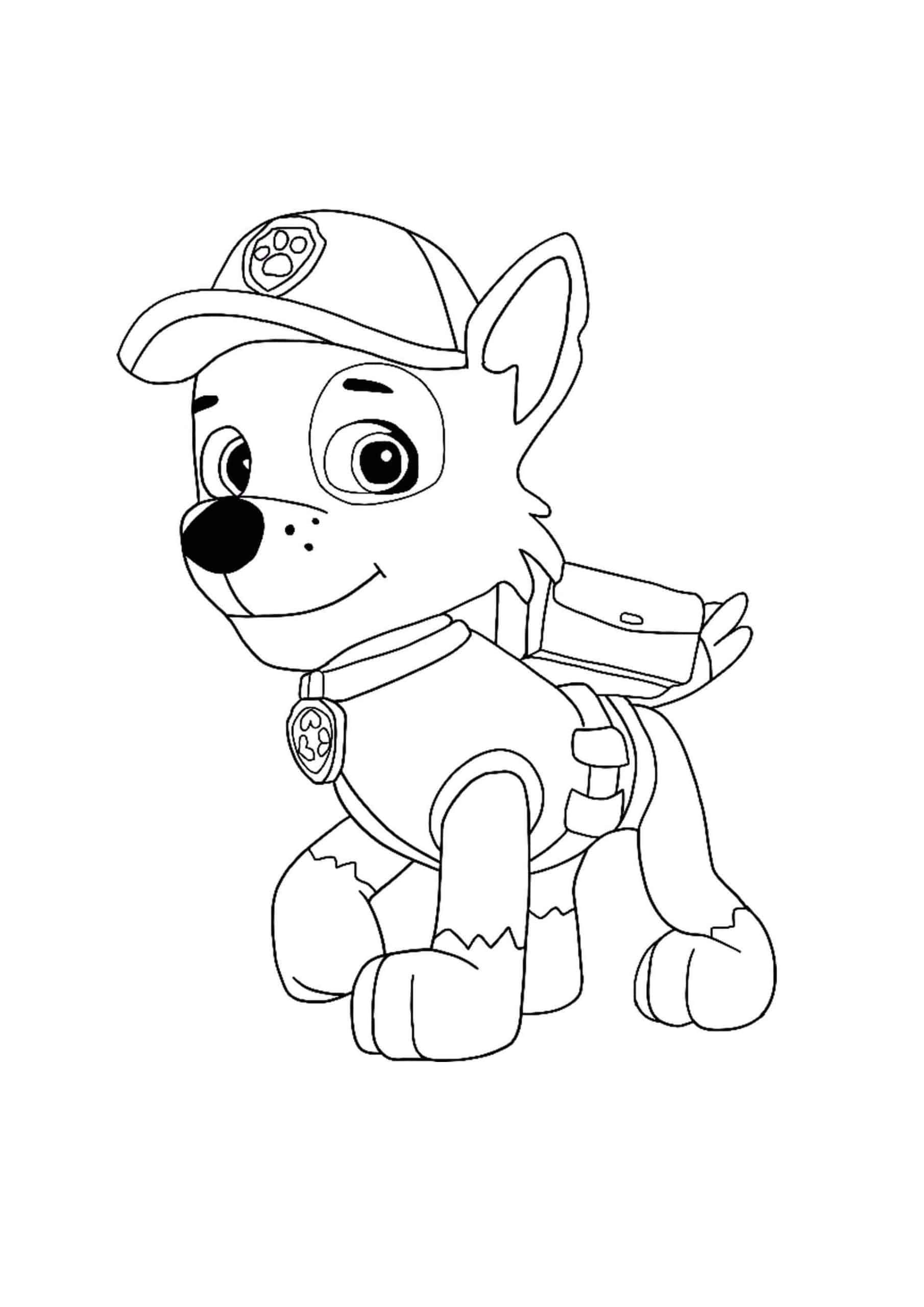 169+ Paw Patrol Coloring Pages FREE Printable 20