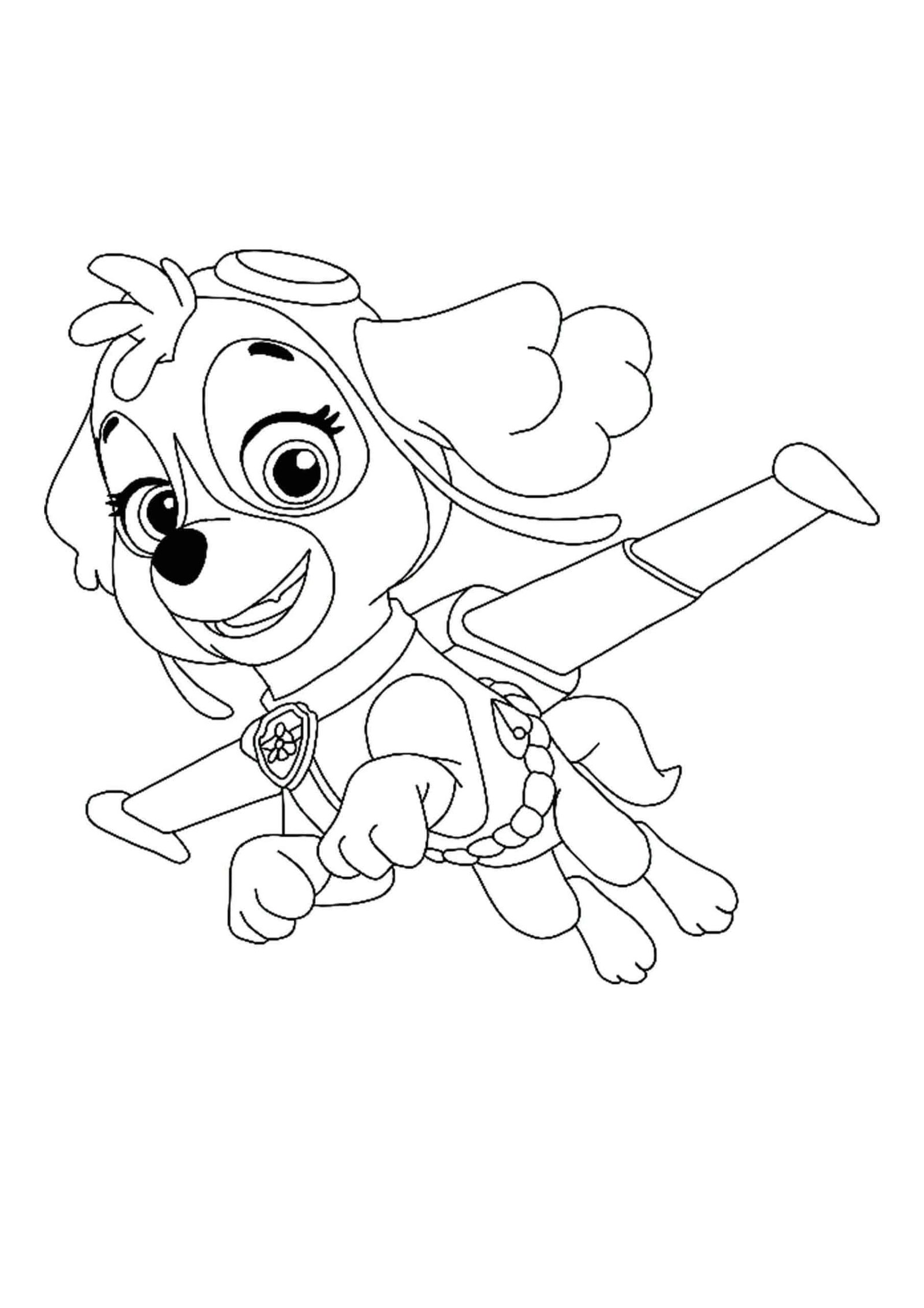 169+ Paw Patrol Coloring Pages FREE Printable 26