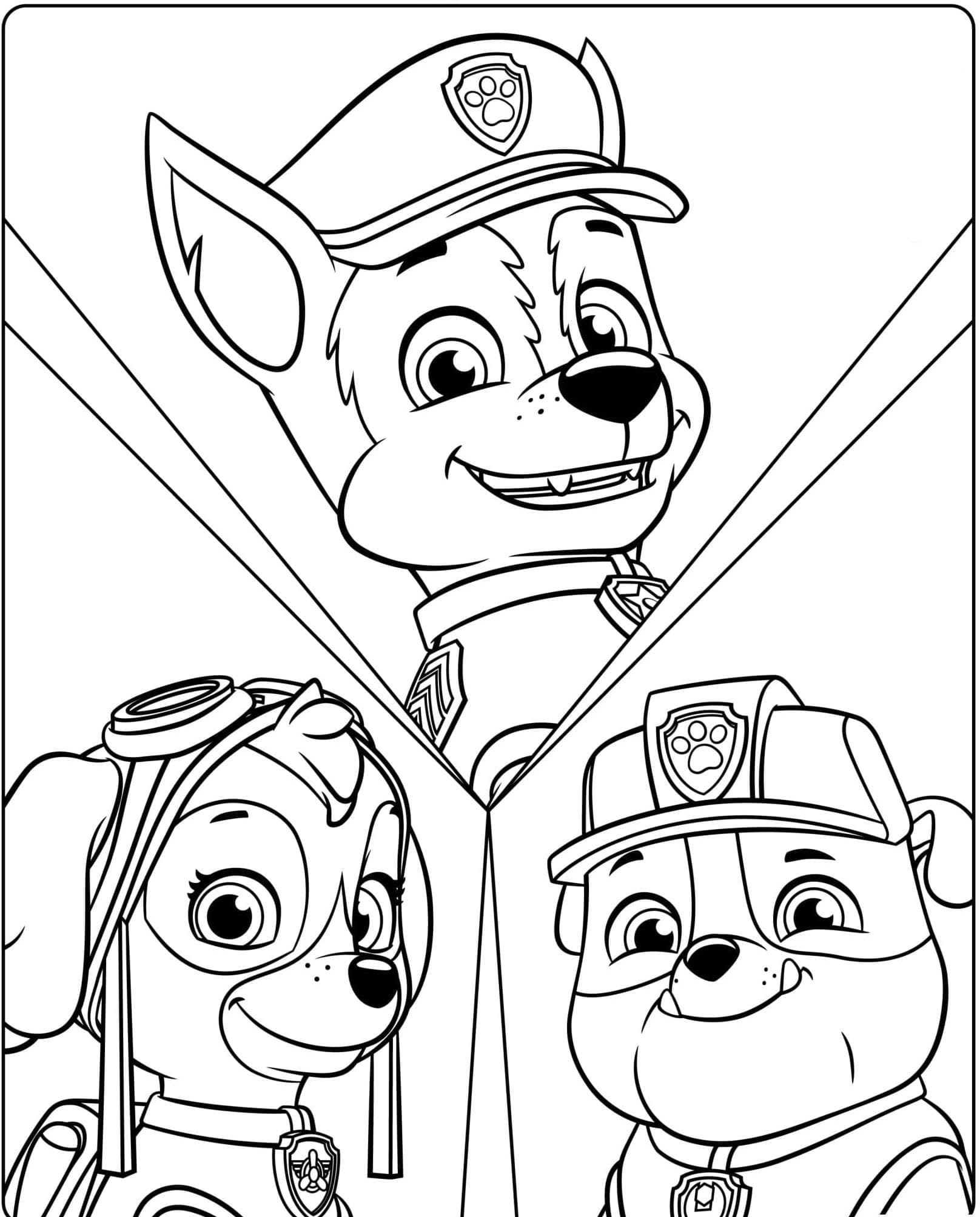 169+ Paw Patrol Coloring Pages FREE Printable 31