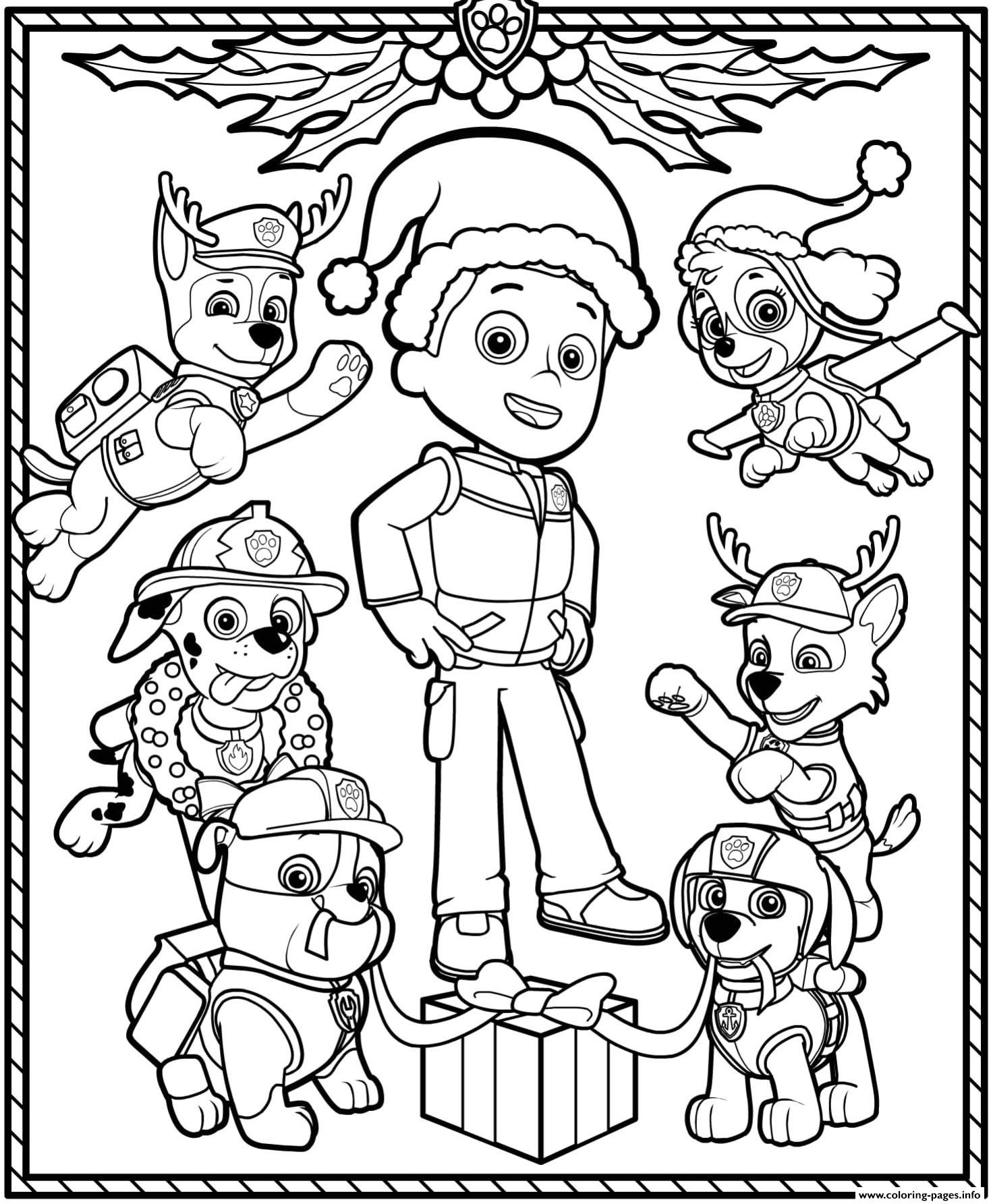 169+ Paw Patrol Coloring Pages FREE Printable 36