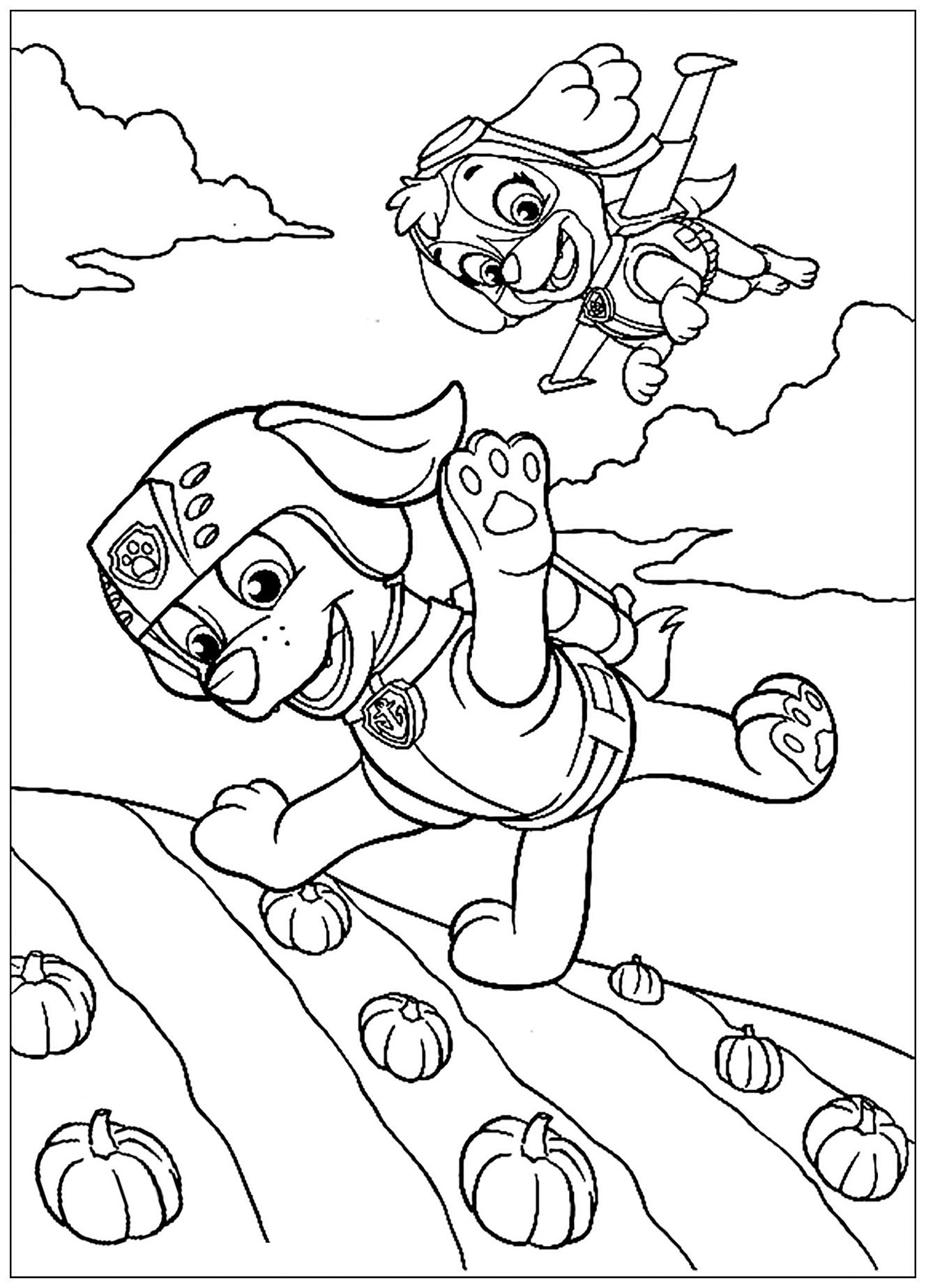 169+ Paw Patrol Coloring Pages FREE Printable 38