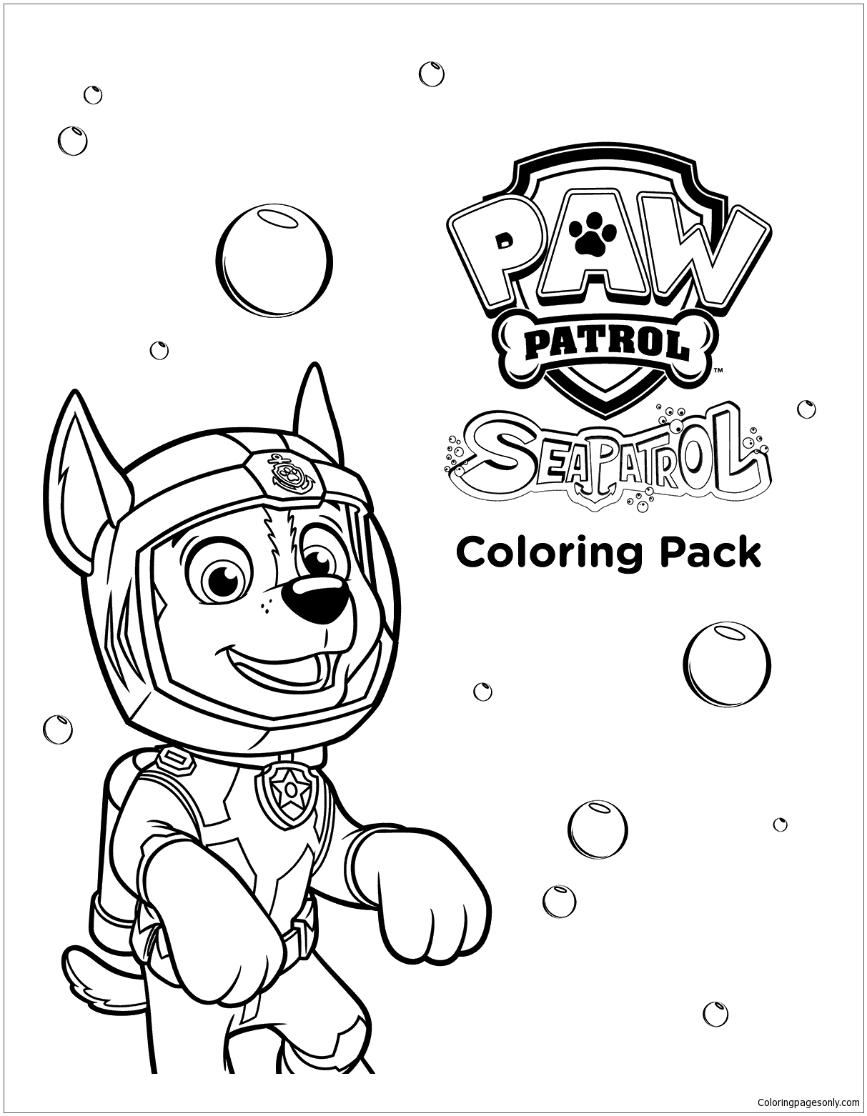 169+ Paw Patrol Coloring Pages FREE Printable 50