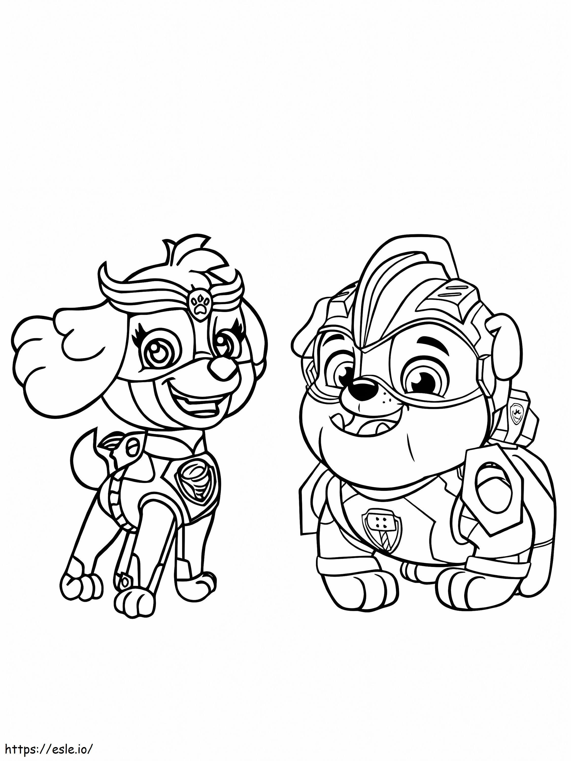 169+ Paw Patrol Coloring Pages FREE Printable 6