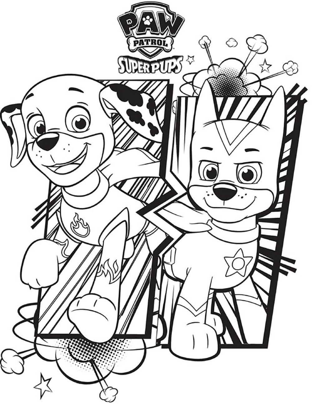 169+ Paw Patrol Coloring Pages FREE Printable 70