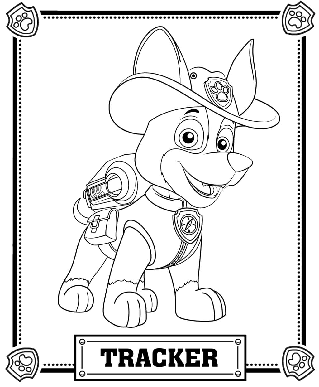 169+ Paw Patrol Coloring Pages FREE Printable 74