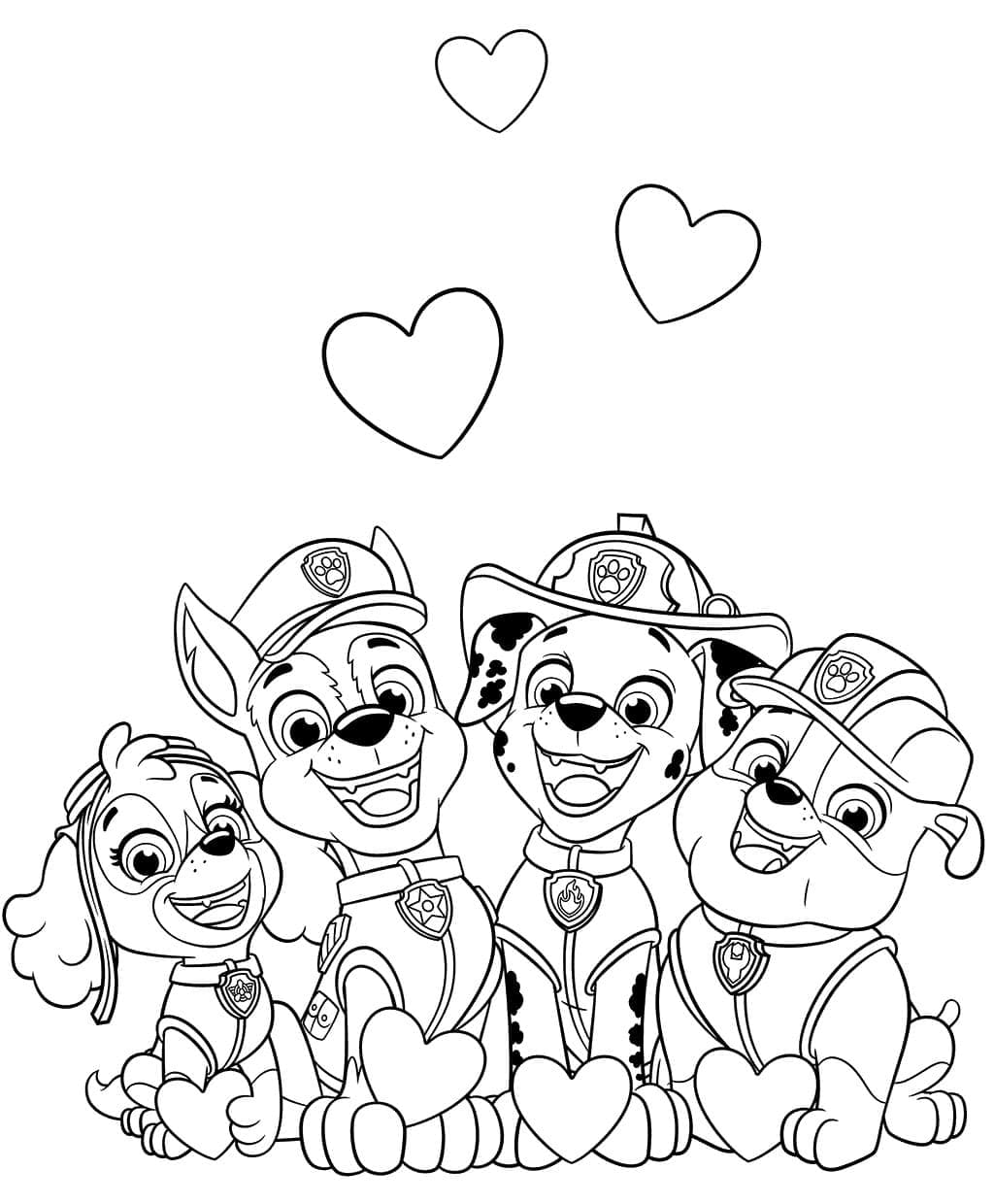 169+ Paw Patrol Coloring Pages FREE Printable 75