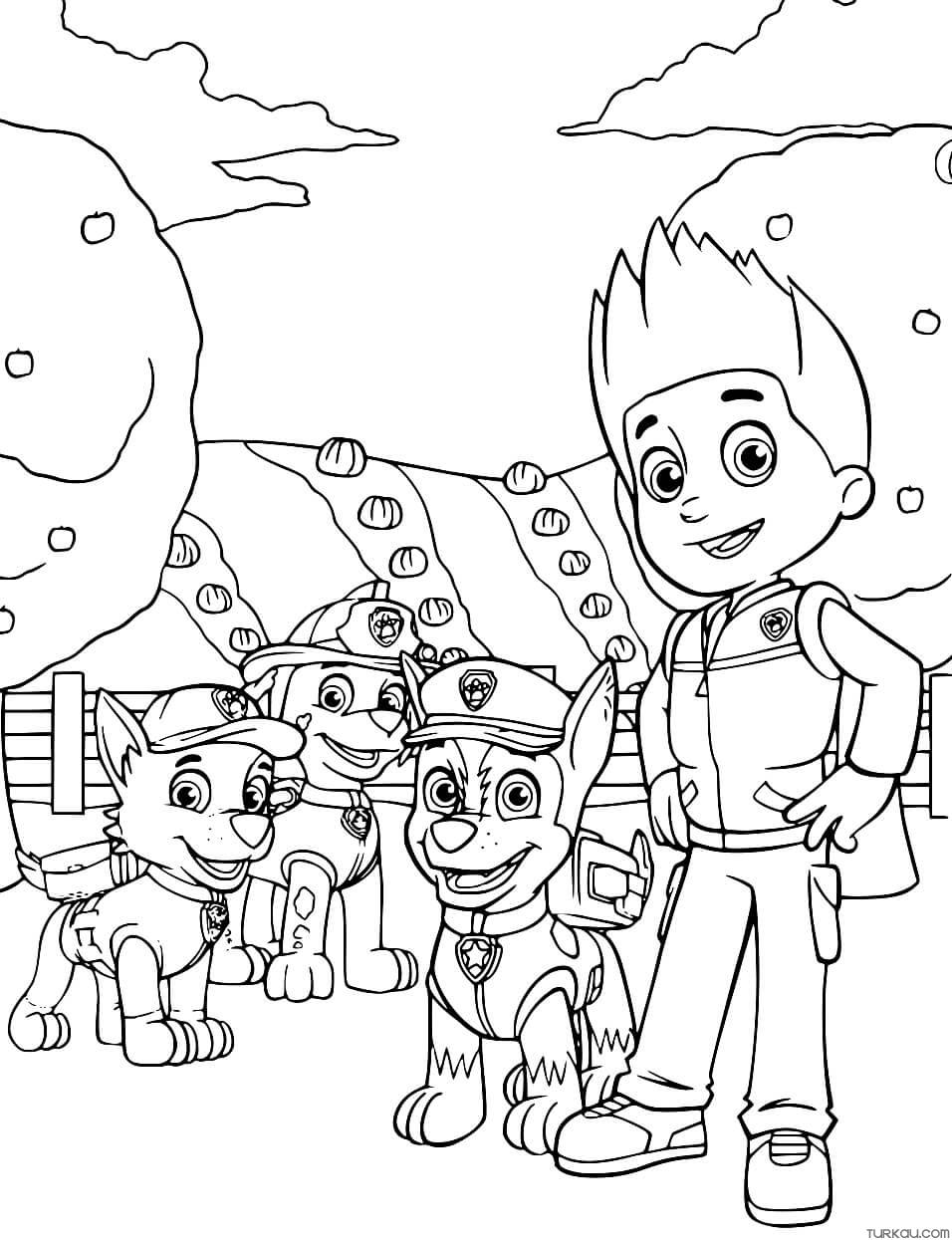 169+ Paw Patrol Coloring Pages FREE Printable 76