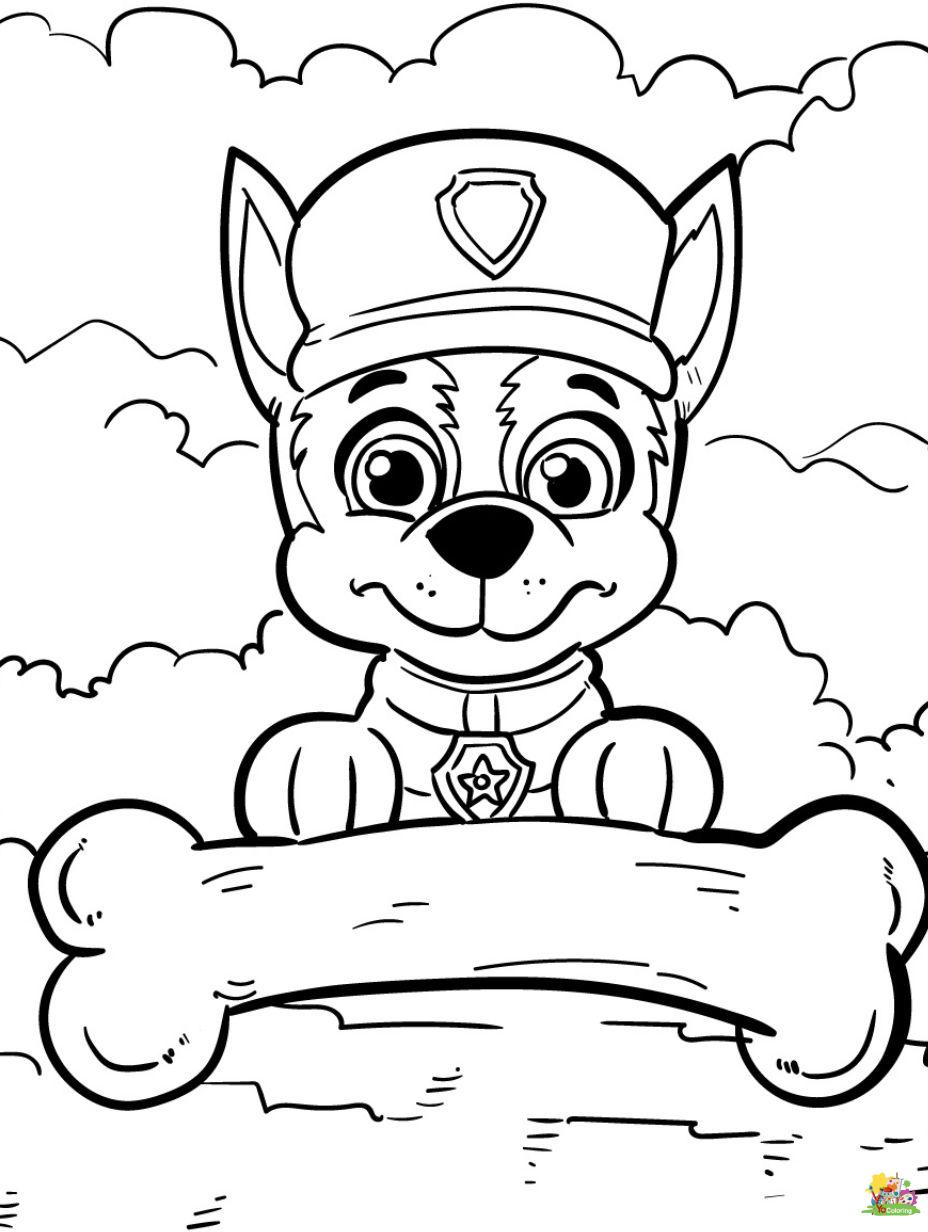 169+ Paw Patrol Coloring Pages FREE Printable 80