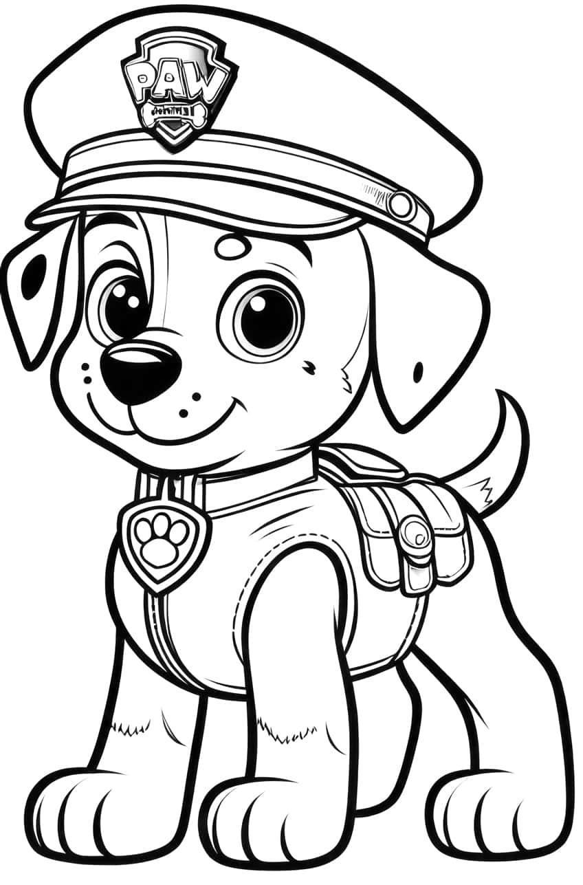 169+ Paw Patrol Coloring Pages FREE Printable 84