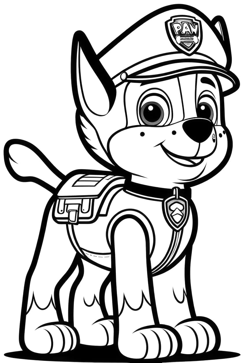 169+ Paw Patrol Coloring Pages FREE Printable 87