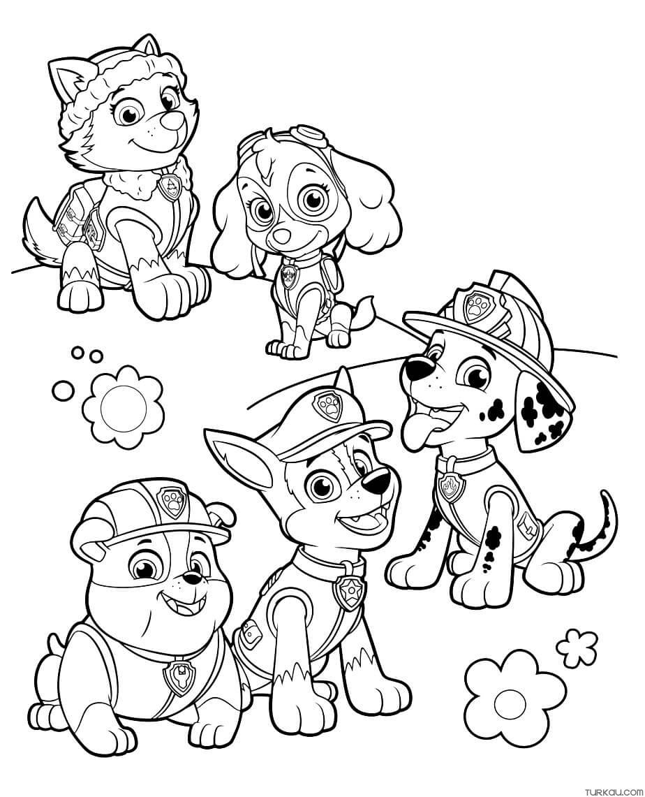 169+ Paw Patrol Coloring Pages FREE Printable 88