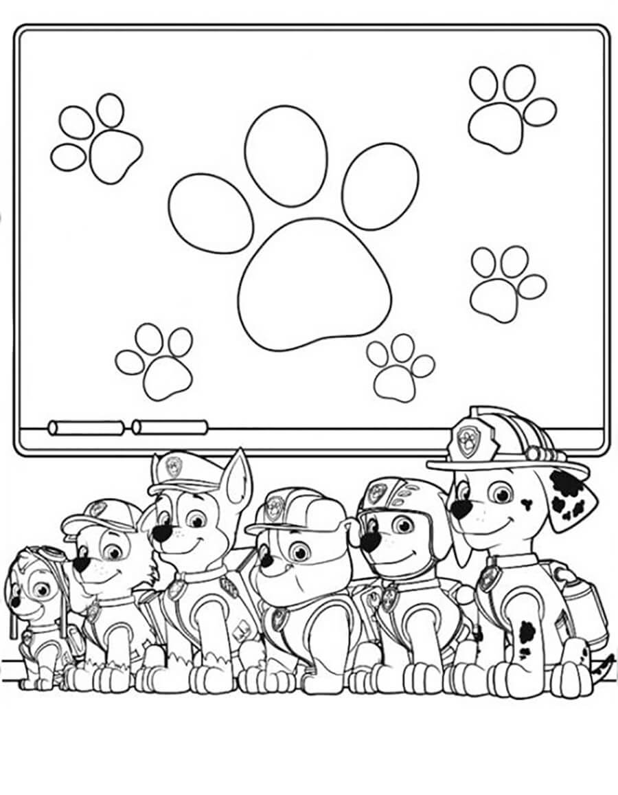 169+ Paw Patrol Coloring Pages FREE Printable 93