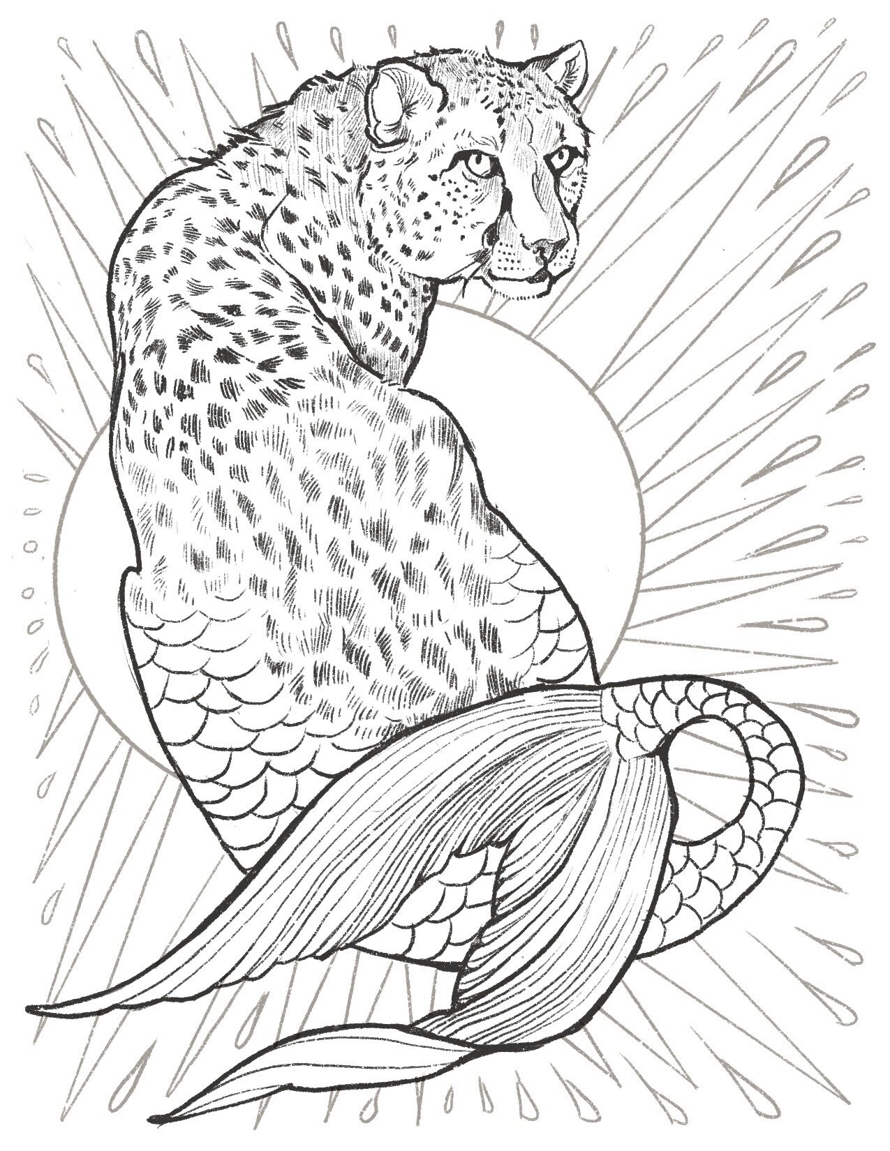 200+ Coloring Page of a Cheetah: Roar with Coloring Excitement 10