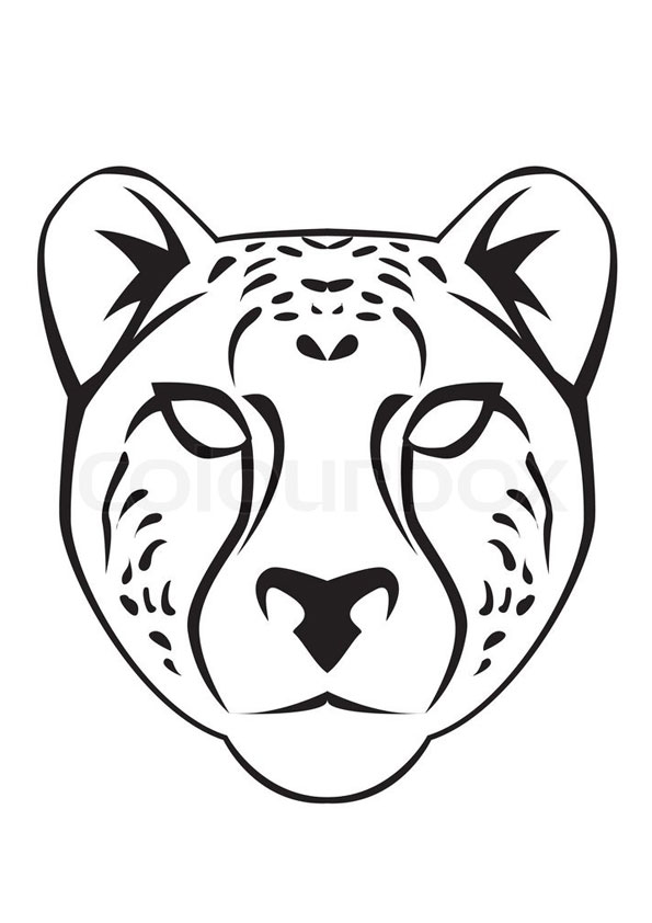 200+ Coloring Page of a Cheetah: Roar with Coloring Excitement 102