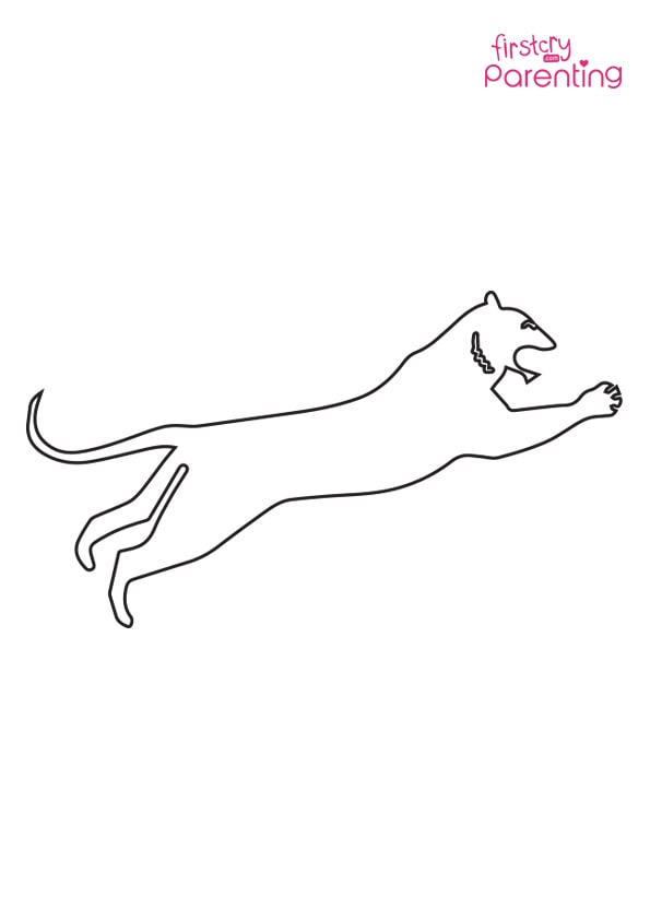 200+ Coloring Page of a Cheetah: Roar with Coloring Excitement 108