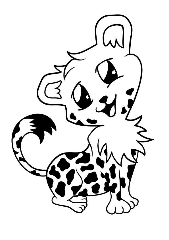 200+ Coloring Page of a Cheetah: Roar with Coloring Excitement 110