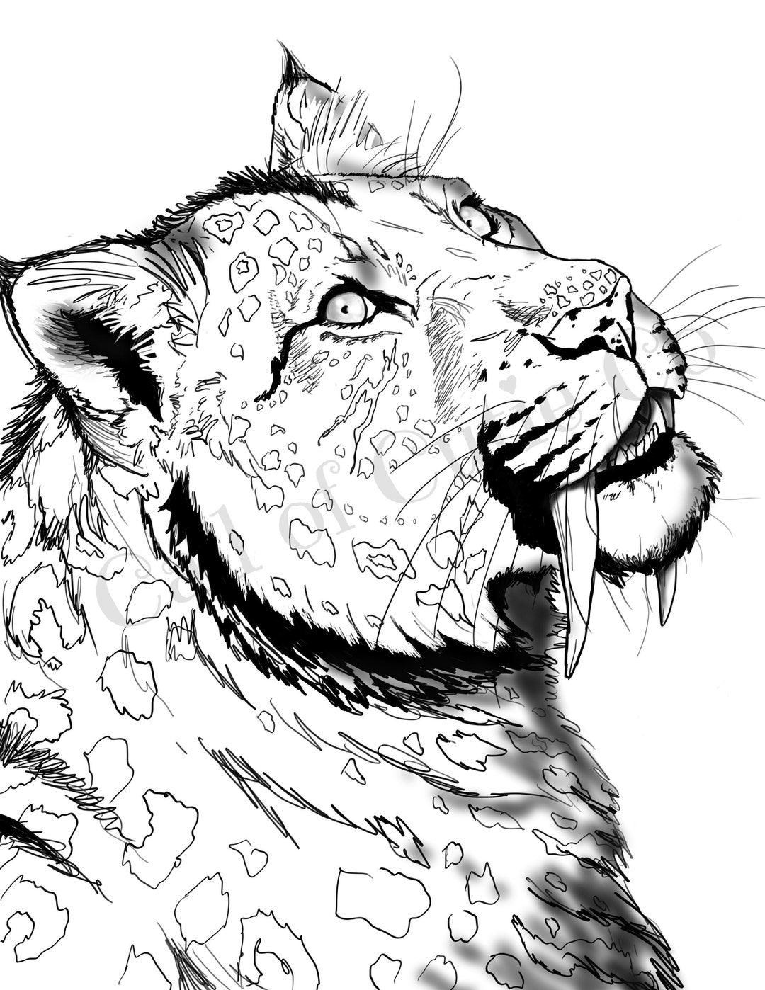 200+ Coloring Page of a Cheetah: Roar with Coloring Excitement 12