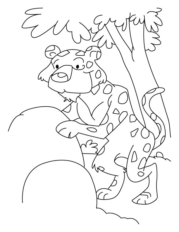 200+ Coloring Page of a Cheetah: Roar with Coloring Excitement 122