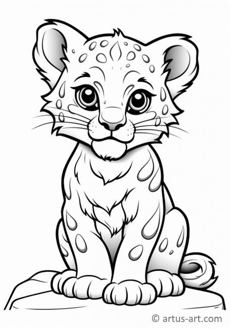 200+ Coloring Page of a Cheetah: Roar with Coloring Excitement 167