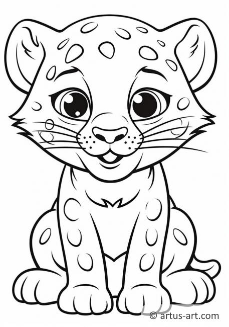 200+ Coloring Page of a Cheetah: Roar with Coloring Excitement 168