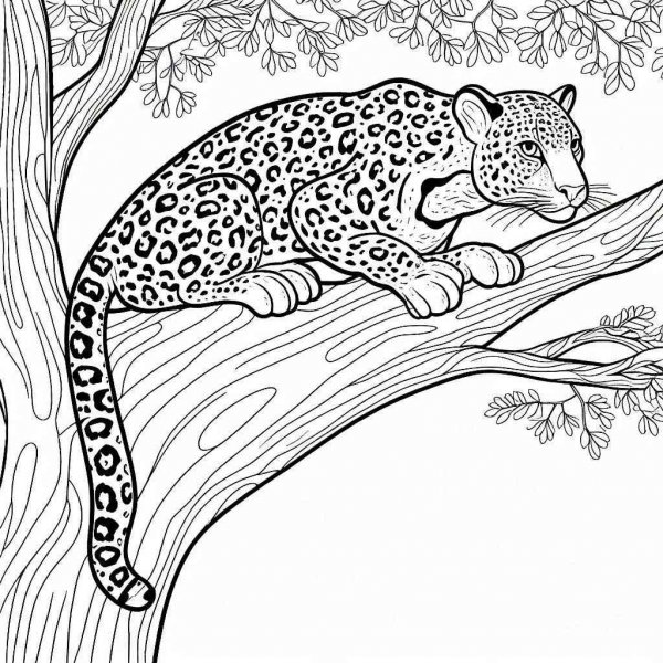 200+ Coloring Page of a Cheetah: Roar with Coloring Excitement 176