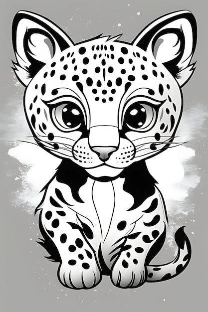 200+ Coloring Page of a Cheetah: Roar with Coloring Excitement 179