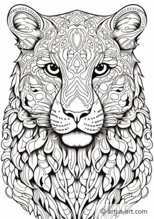 200+ Coloring Page of a Cheetah: Roar with Coloring Excitement 199