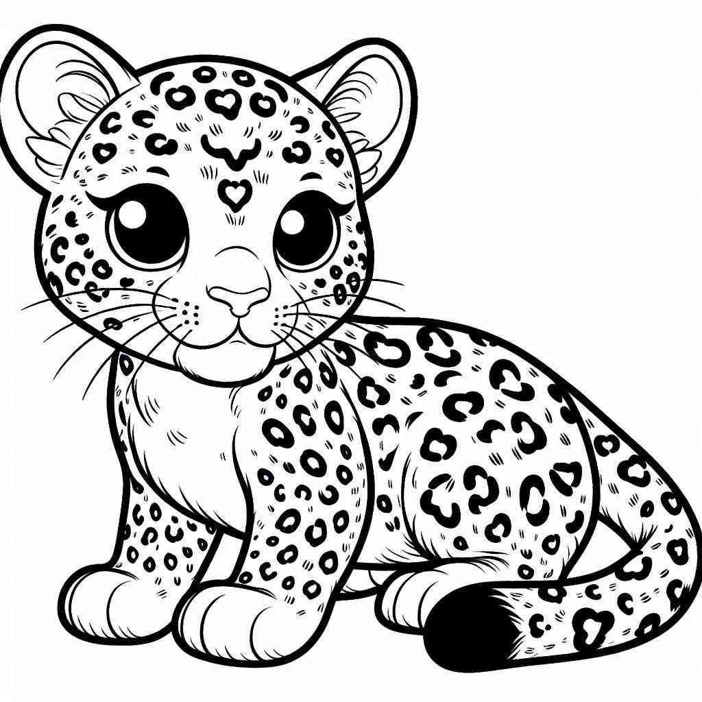 200+ Coloring Page of a Cheetah: Roar with Coloring Excitement 25