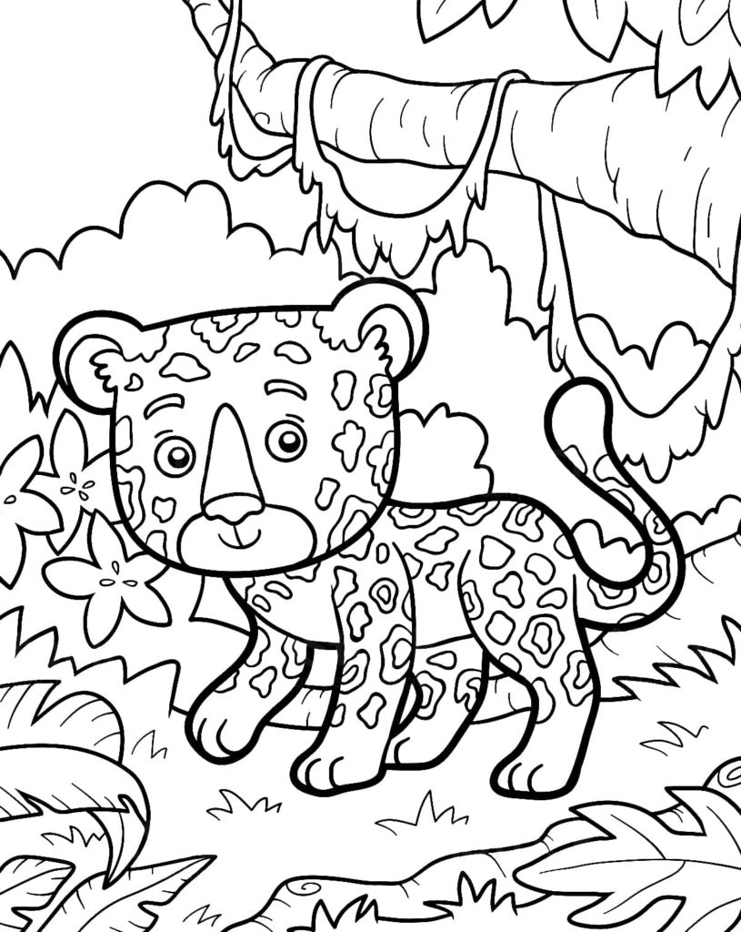 200+ Coloring Page of a Cheetah: Roar with Coloring Excitement 31