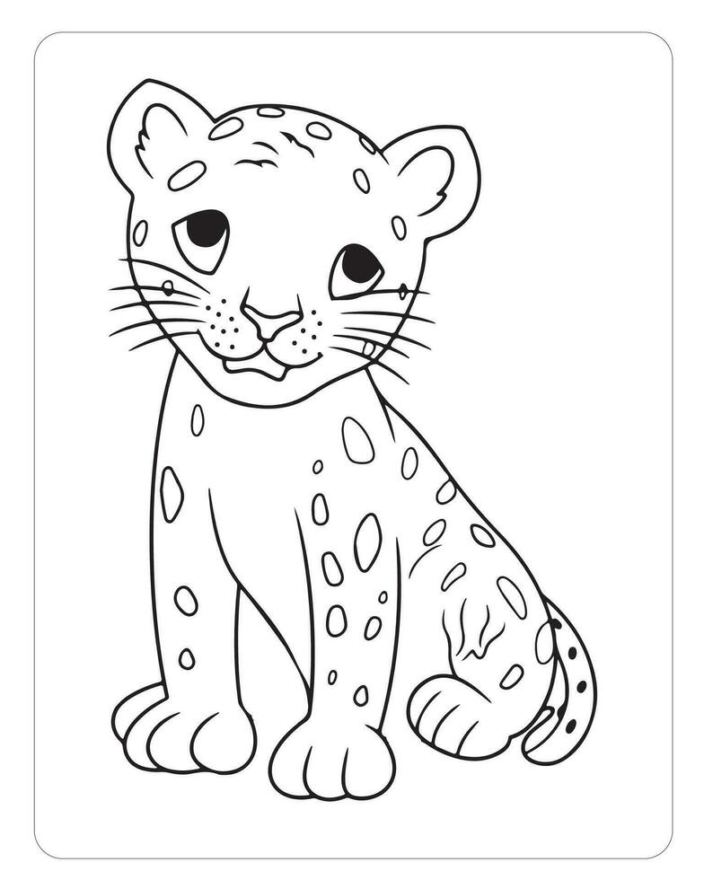 200+ Coloring Page of a Cheetah: Roar with Coloring Excitement 35