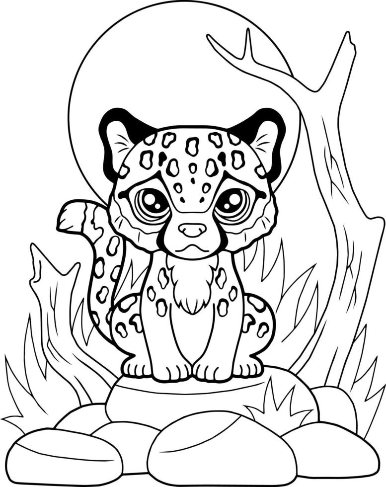 200+ Coloring Page of a Cheetah: Roar with Coloring Excitement 37