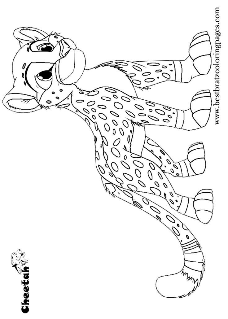 200+ Coloring Page of a Cheetah: Roar with Coloring Excitement 38