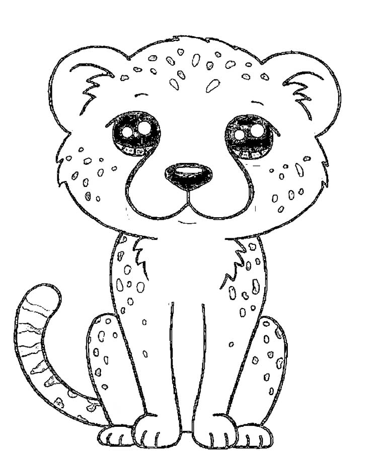 200+ Coloring Page of a Cheetah: Roar with Coloring Excitement 53