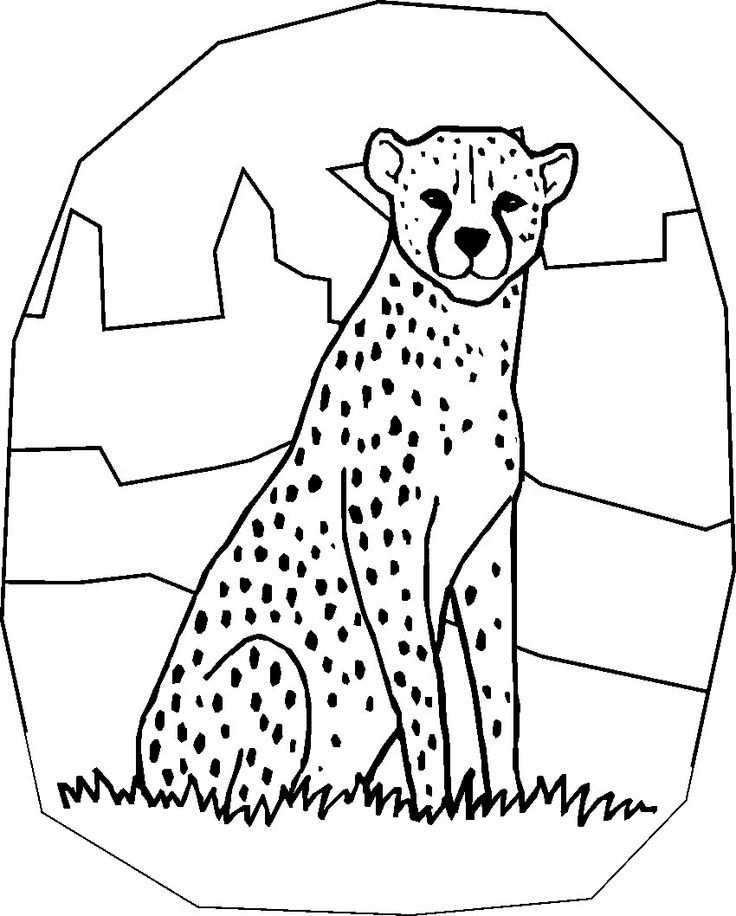 200+ Coloring Page of a Cheetah: Roar with Coloring Excitement 55