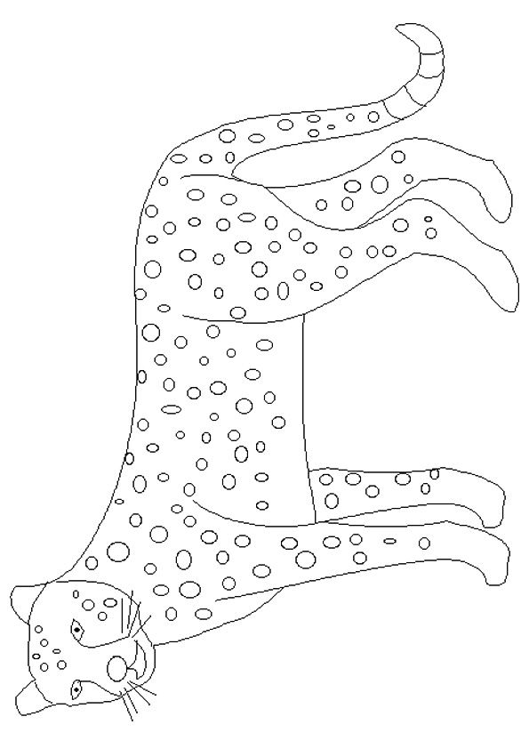 200+ Coloring Page of a Cheetah: Roar with Coloring Excitement 93