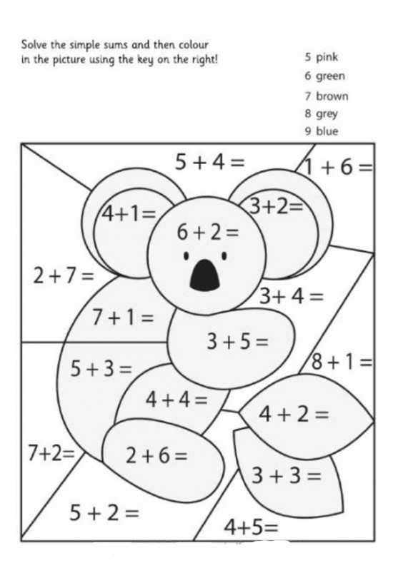 200+ Math Coloring Pages: Add Some Color to Your Equations 115