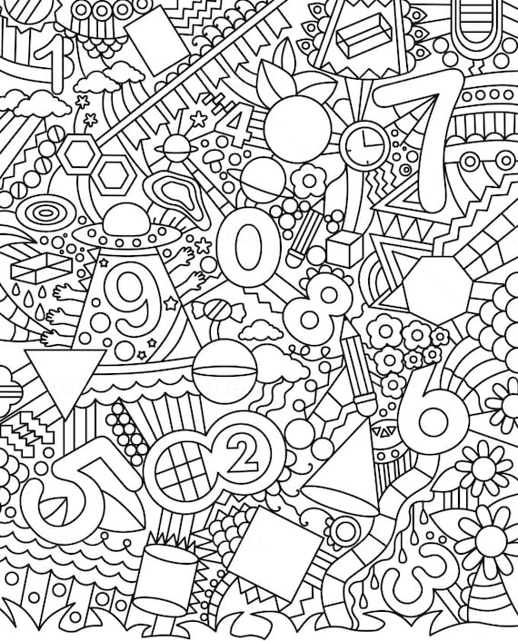 200+ Math Coloring Pages: Add Some Color to Your Equations 122