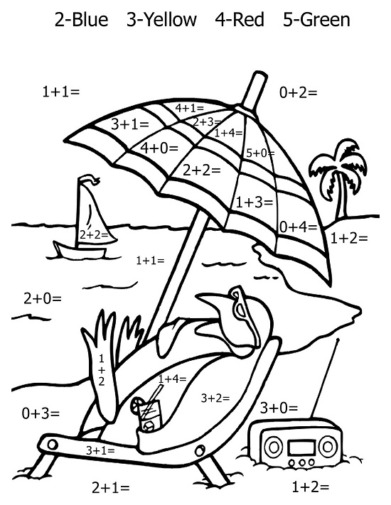 200+ Math Coloring Pages: Add Some Color to Your Equations 123