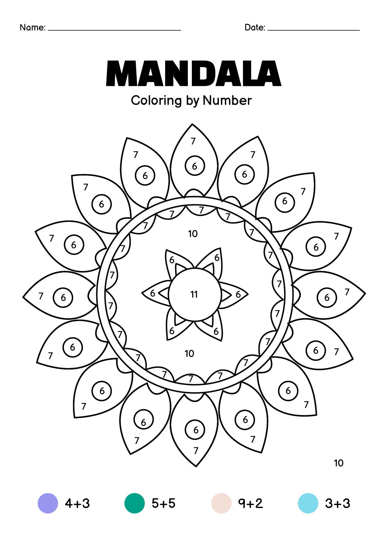 200+ Math Coloring Pages: Add Some Color to Your Equations 15