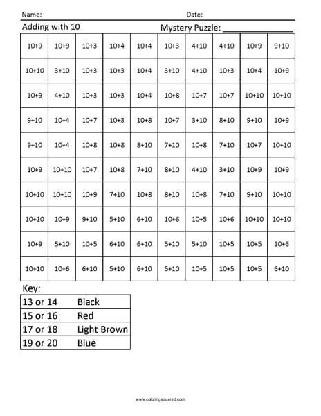 200+ Math Coloring Pages: Add Some Color to Your Equations 154