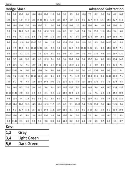 200+ Math Coloring Pages: Add Some Color to Your Equations 155